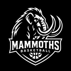 Mammoths Sport Logo Animal Icon Symbol