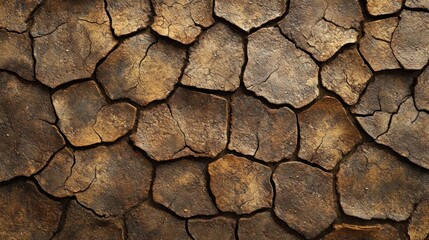 Cracked earth texture