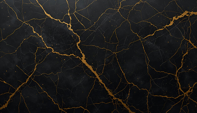 black marble background. Gold and white patterned natural of dark gray marble texture. black marbel texture background