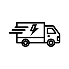 Fast shipping delivery truck icon set, Delivery-truck symbol isolated, Fast delivery icon, Home delivery sign, Free delivery icon, courier icon, Speed post service sign vector