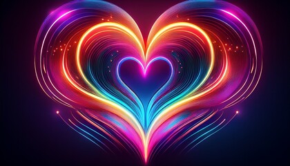 abstract heart background