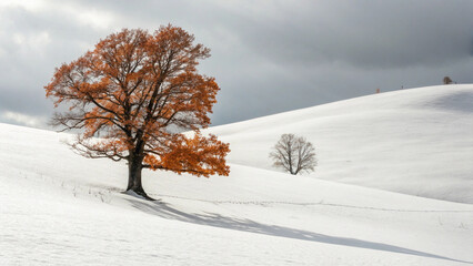 Obraz premium trees in the snow
