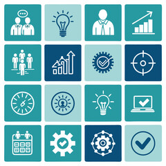 business icons set