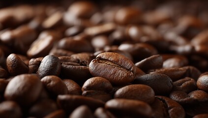 Close-up of roasted coffee beans (2)