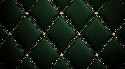 Naklejka premium Dark Green Upholstery