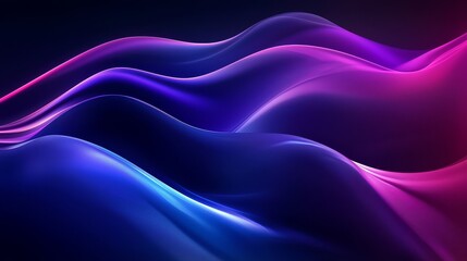 Obraz premium Abstract neon waves design