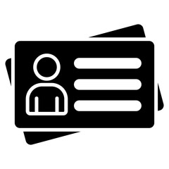 Credential Icon Glyph