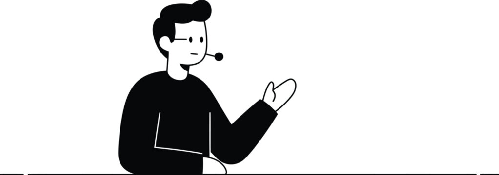 Minimalist Vector TED Talk