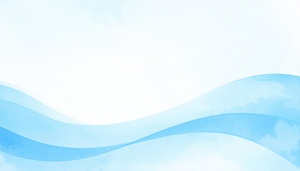 Soothing blue waves abstract design digital art tranquil environment top-down view calm concept for relaxation