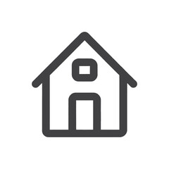 Unique, simple, clean, minimal home icon, home icon set vector design