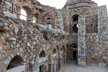 Hauz Khas Fort during sunset
