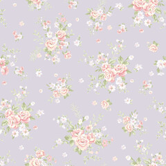 Captivating Handmade Curly and Floral Motif Illustration Works