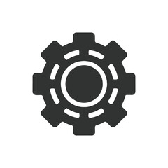 Creative minimal setting icon vector design