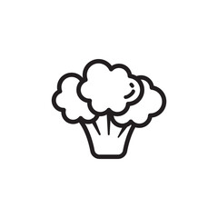 Vegetable Doodle Outline