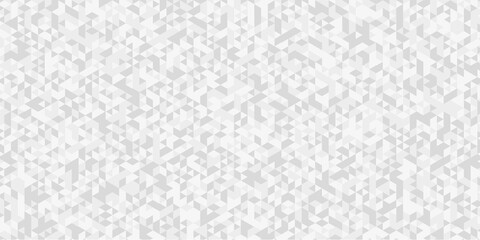 Abstract geometric wall tile and metal cube background triangle wallpaper. Seamless geometric pattern low polygon backdrop background. Gray diamond overlap polygonal background.