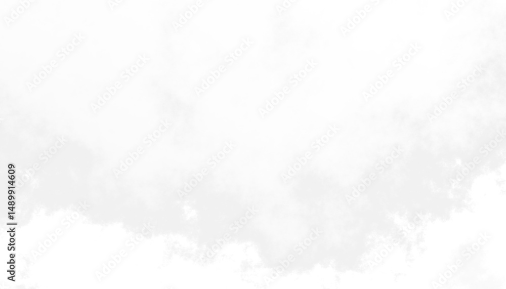 Poster realistic white clouds fog overlay isolated on the transparent background