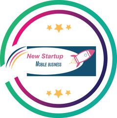 Mobile business related logo design