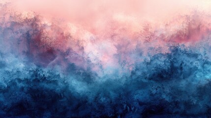 Obraz premium Soft pastel gradient layers in pink, blue, and lavender, blending seamlessly with subtle texture, creating a dreamy abstract background