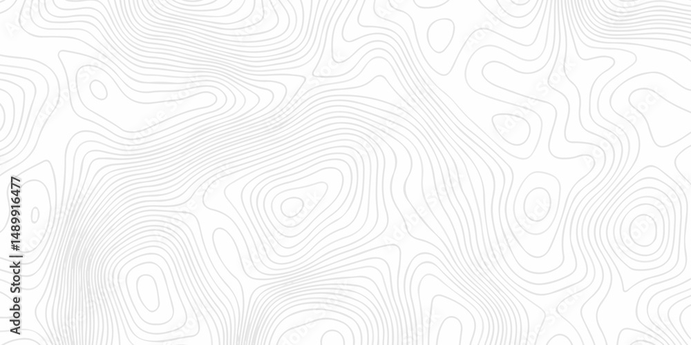 Poster black and white lines seamless topographic map patterns, topography line map. vintage outdoors style