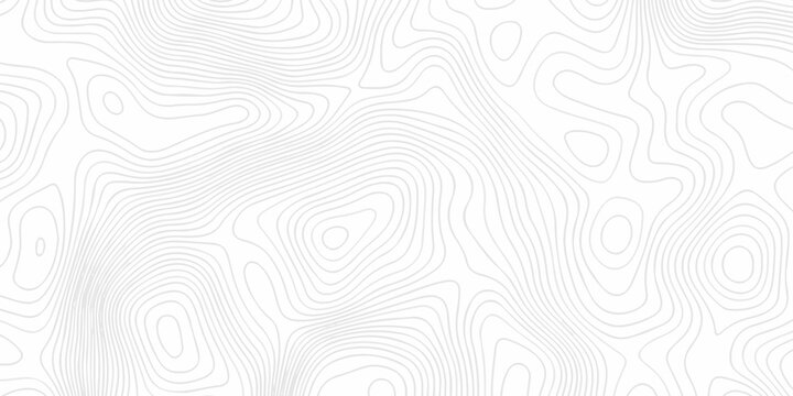 Black and white lines seamless Topographic map patterns, topography line map. Vintage outdoors style. The stylized height of the topographic map contour in lines and contours isolated on transparent.