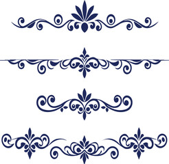 Beautiful flower art and mandala vector design