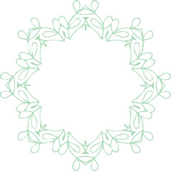 Beautiful flower art and mandala vector design