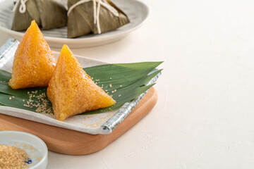 Zongzi, alkaline rice dumpling for Dragon Boat Festival food.