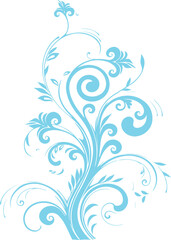 Beautiful flower art and mandala vector design