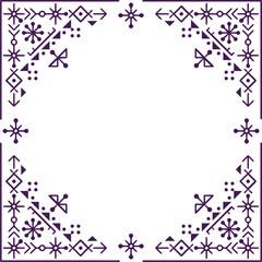 Beautiful flower art and mandala vector design