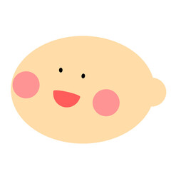 坊主の人のイラスト