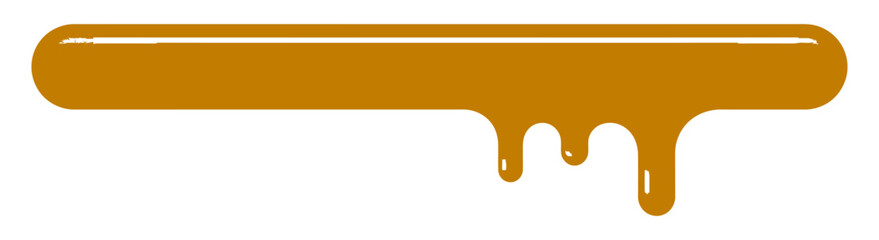 Dripping liquid vector illustration with a smooth, stylized flow effect, resembling honey or paint splatter, perfect for food, art, or creative background themes.