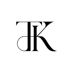 Elegant TK Logo Monogram