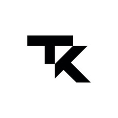 A minimalist logo features the intertwined letters TK.