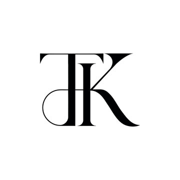 Elegant TK Logo Monogram