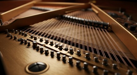 Grand Piano's Inner Beauty: A Symphony of Strings and Mechanics