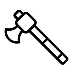 wooden axe icon
