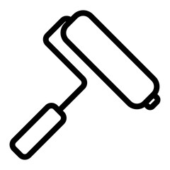 Fototapeta premium roller brush icon