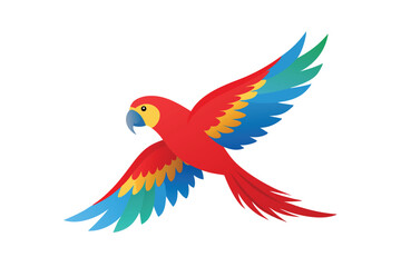 red and yellow macaw ara ararauna © Madha
