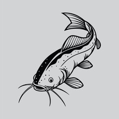 Catfish Logo Illustration