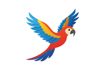 red and yellow macaw ara ararauna © Madha