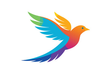 vector illustration of a dove