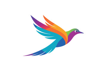 vector illustration of a dove