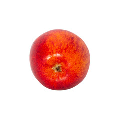 Red Apple, cutout, full depth of field.