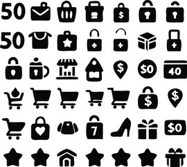 set of icons for web