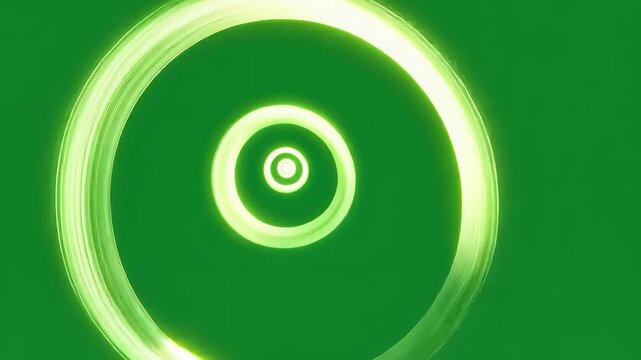 number eight on green background