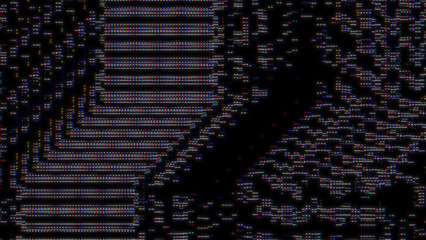Abstract Digital Glitch Art Background – Futuristic Pixel Noise Texture