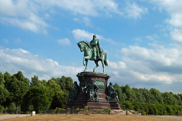 Equestrian monument of Frederick Francis II in Schwerin, Germany