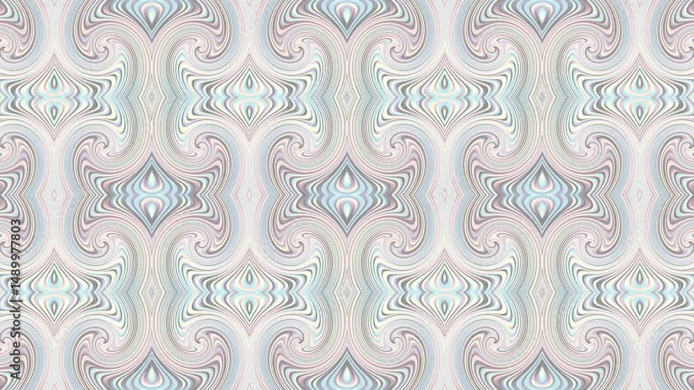 Poster trendy swirl pattern background with gently moving swirling organic shapes in pastel colors. this ab