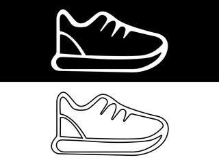 vector illustration of a black and white icon