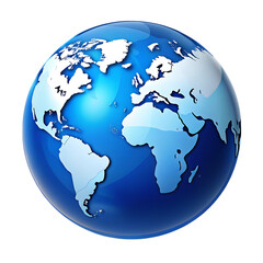 Fototapeta premium Earth Globe Icon Global PNG